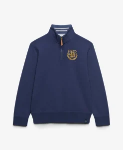 Gothic Varsity Half Zip Sweatshirt
