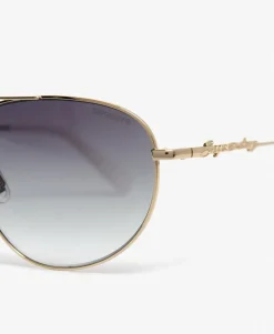 Gradient Lens Aviator Sunglasses
