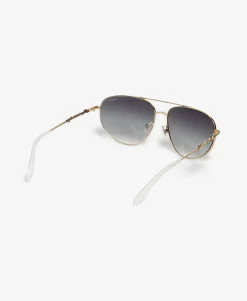 Gradient Lens Aviator Sunglasses