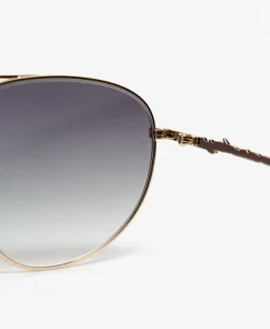 Gradient Lens Aviator Sunglasses