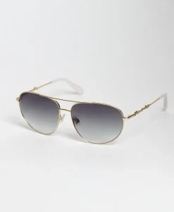 Gradient Lens Aviator Sunglasses