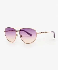 Gradient Lens Aviator Sunglasses