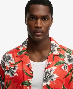 Hawaiian Print Short Sleeve Shirt