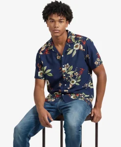 Hawaiian Print Short Sleeve Shirt