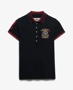 Heritage Slim Fit Crest Polo Top