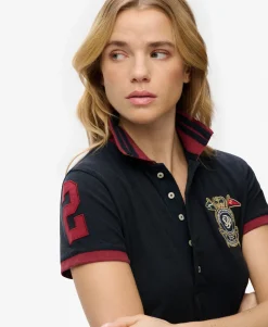 Heritage Slim Fit Crest Polo Top
