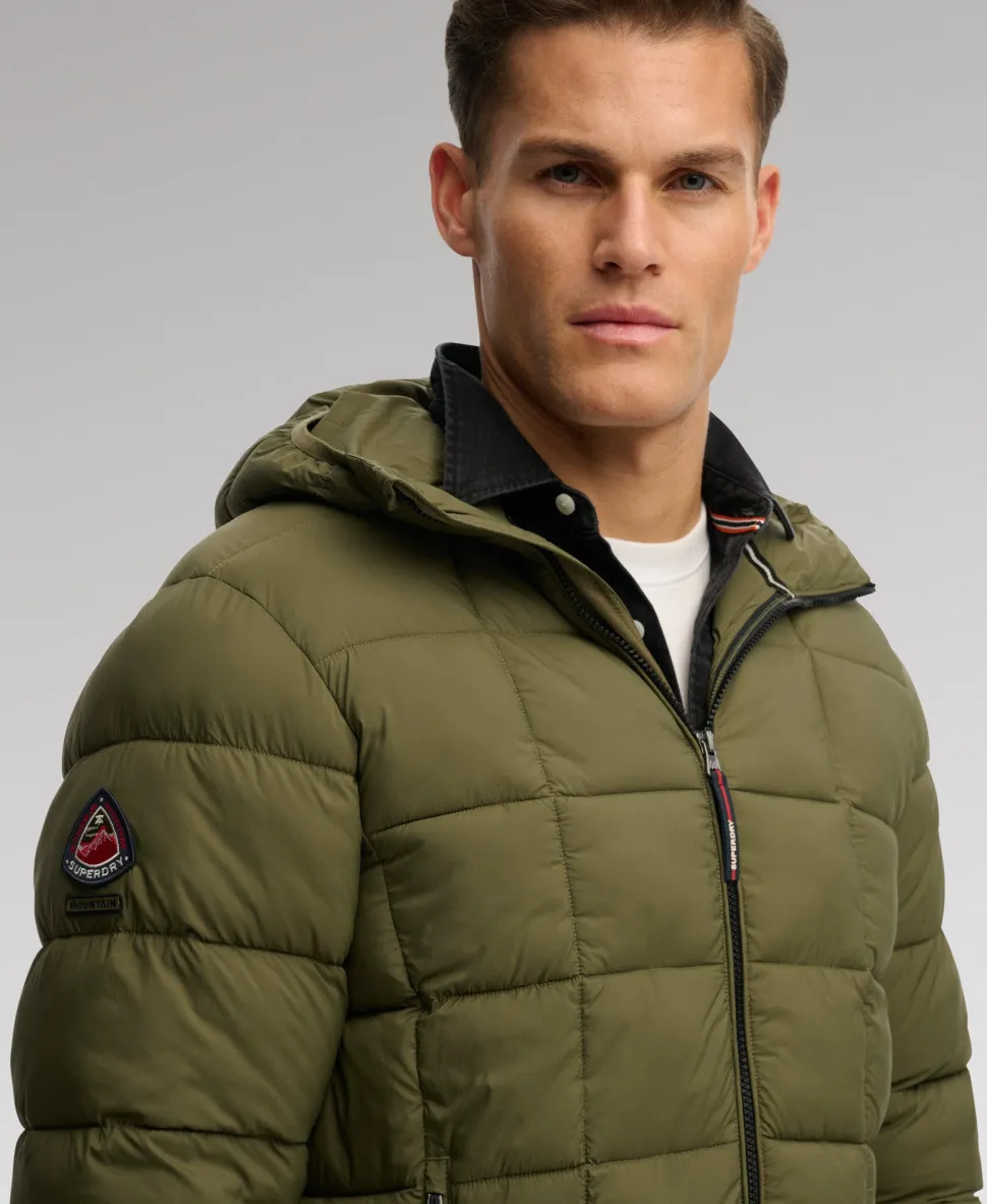 Hooded Box Quilt Fuji Lite Jacket