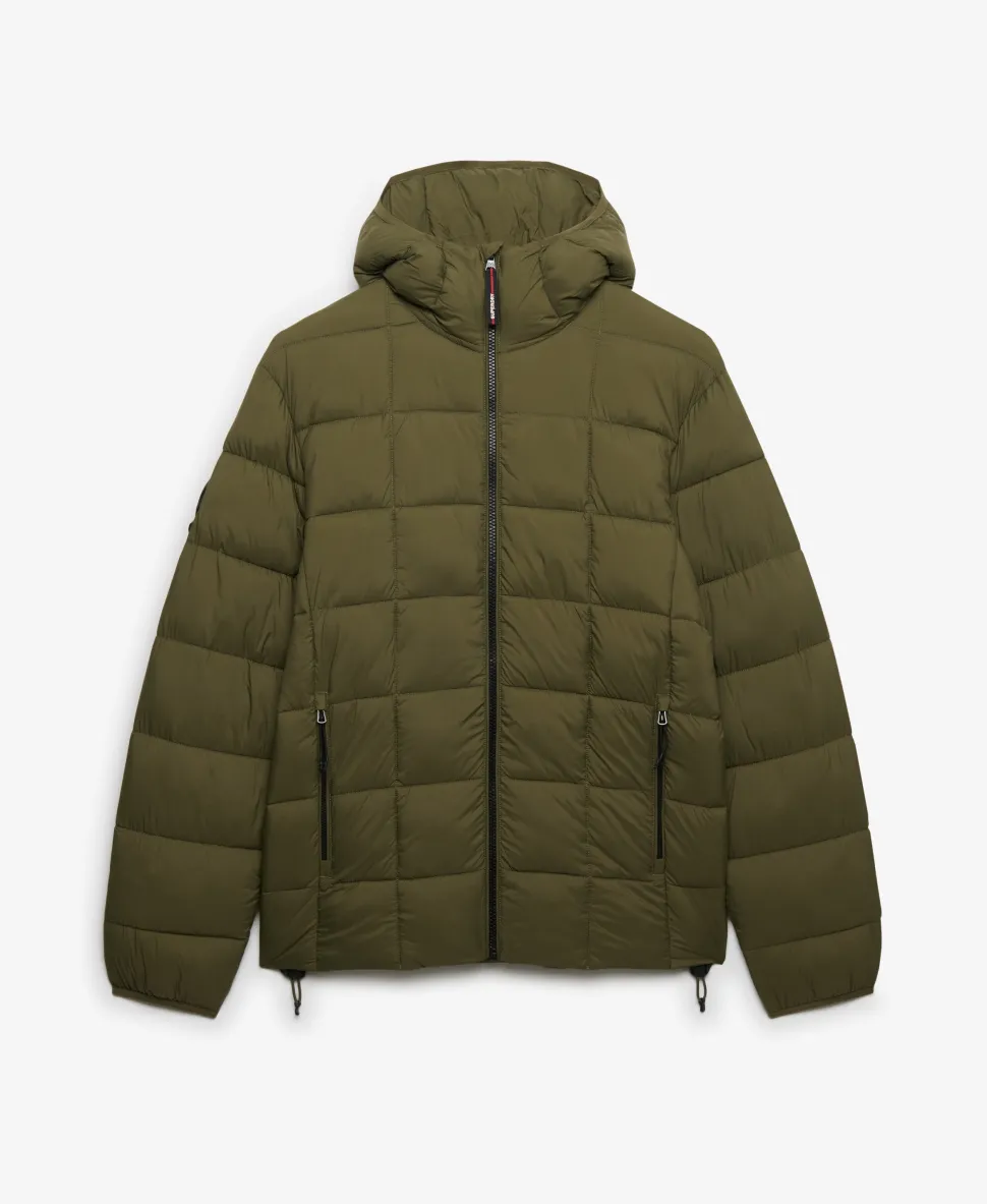 Hooded Box Quilt Fuji Lite Jacket