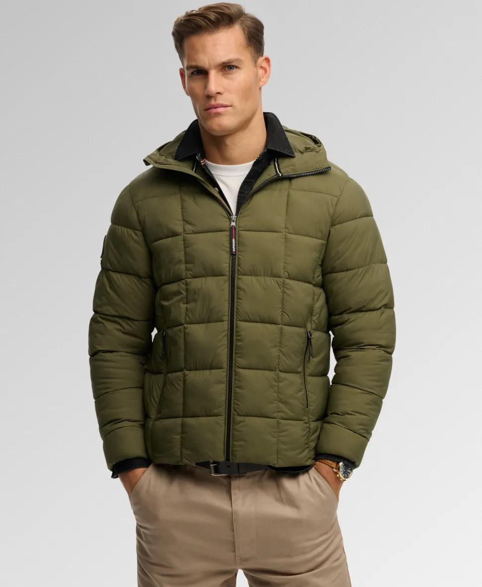 Hooded Box Quilt Fuji Lite Jacket