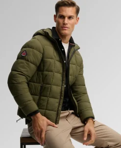 Hooded Box Quilt Fuji Lite Jacket