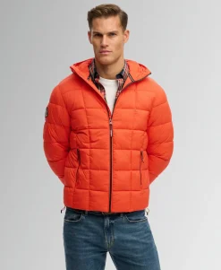 Hooded Box Quilt Fuji Lite Jacket