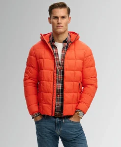Hooded Box Quilt Fuji Lite Jacket