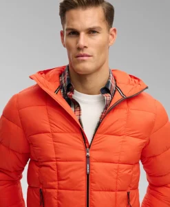 Hooded Box Quilt Fuji Lite Jacket