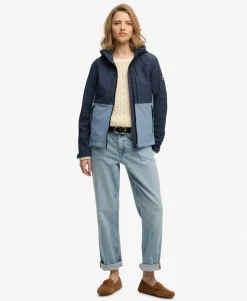 Hooded Colourblock Trekker Jacket