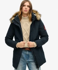 Hooded Everest Faux Fur Parka Coat