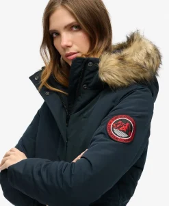 Hooded Everest Faux Fur Parka Coat