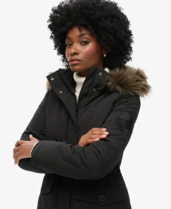 Hooded Everest Faux Fur Parka Coat