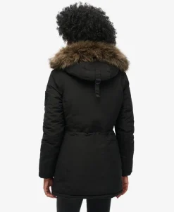 Hooded Everest Faux Fur Parka Coat