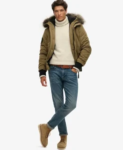 Hooded Everest Puffer Bomber Jacket