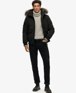 Hooded Everest Puffer Bomber Jacket