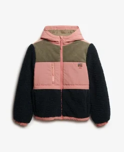Hooded Fleece Sherpa Jacket