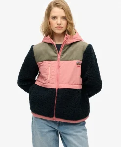 Hooded Fleece Sherpa Jacket