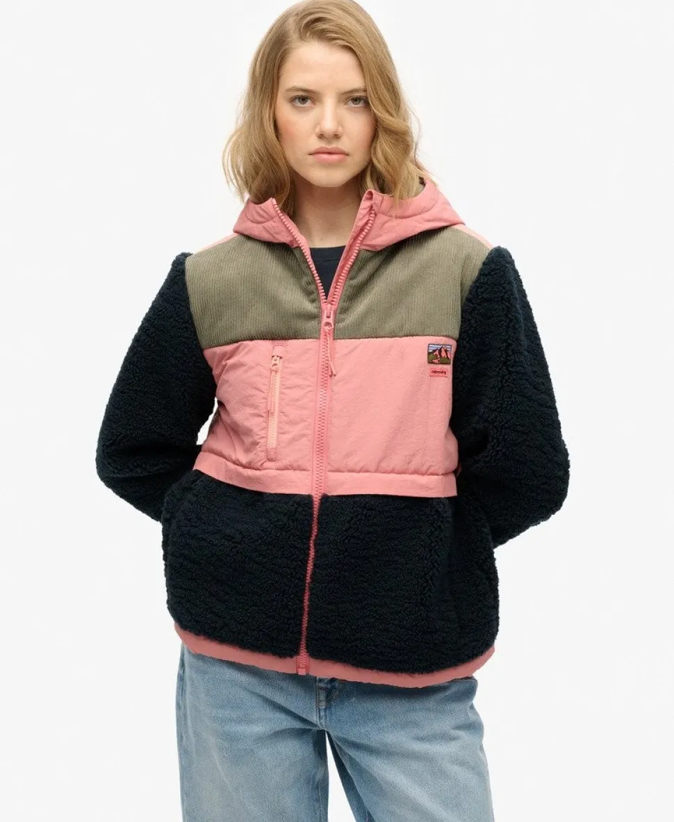 Hooded Fleece Sherpa Jacket