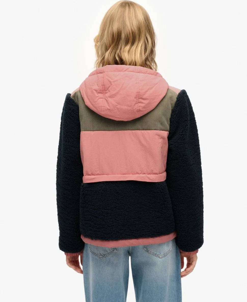 Hooded Fleece Sherpa Jacket