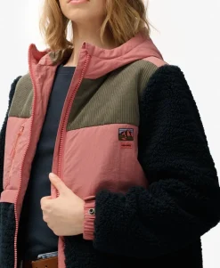Hooded Fleece Sherpa Jacket