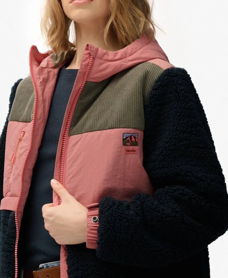 Hooded Fleece Sherpa Jacket
