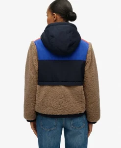 Hooded Fleece Sherpa Jacket