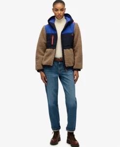 Hooded Fleece Sherpa Jacket