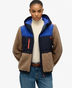 Hooded Fleece Sherpa Jacket