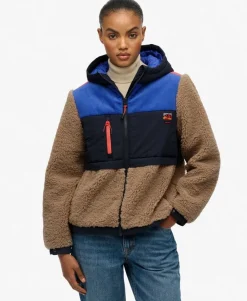 Hooded Fleece Sherpa Jacket