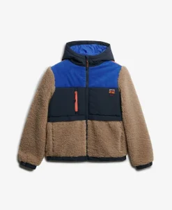 Hooded Fleece Sherpa Jacket