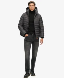 Hooded Fuji Herringbone Jacket