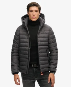 Hooded Fuji Herringbone Jacket
