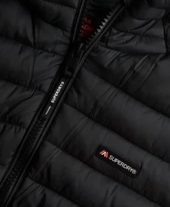 Hooded Fuji Lite Mid Length Padded Jacket