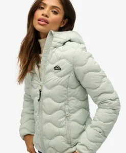 Hooded Fuji Lite Wave Padded Jacket