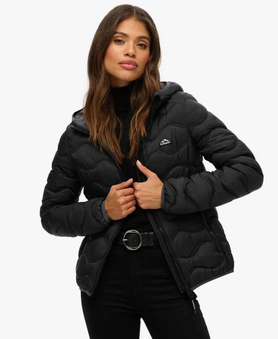 Hooded Fuji Lite Wave Padded Jacket
