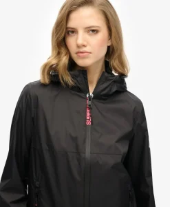Hooded Logo Windbreaker Jacket