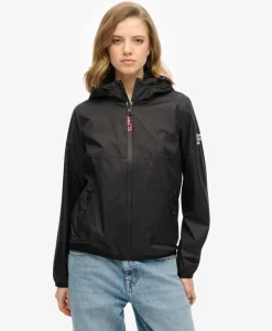 Hooded Logo Windbreaker Jacket