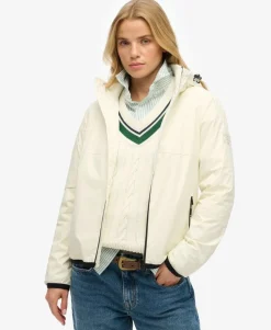 Hooded Logo Windbreaker Jacket