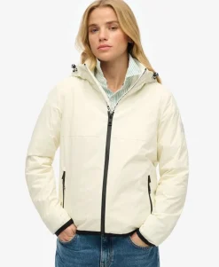 Hooded Logo Windbreaker Jacket