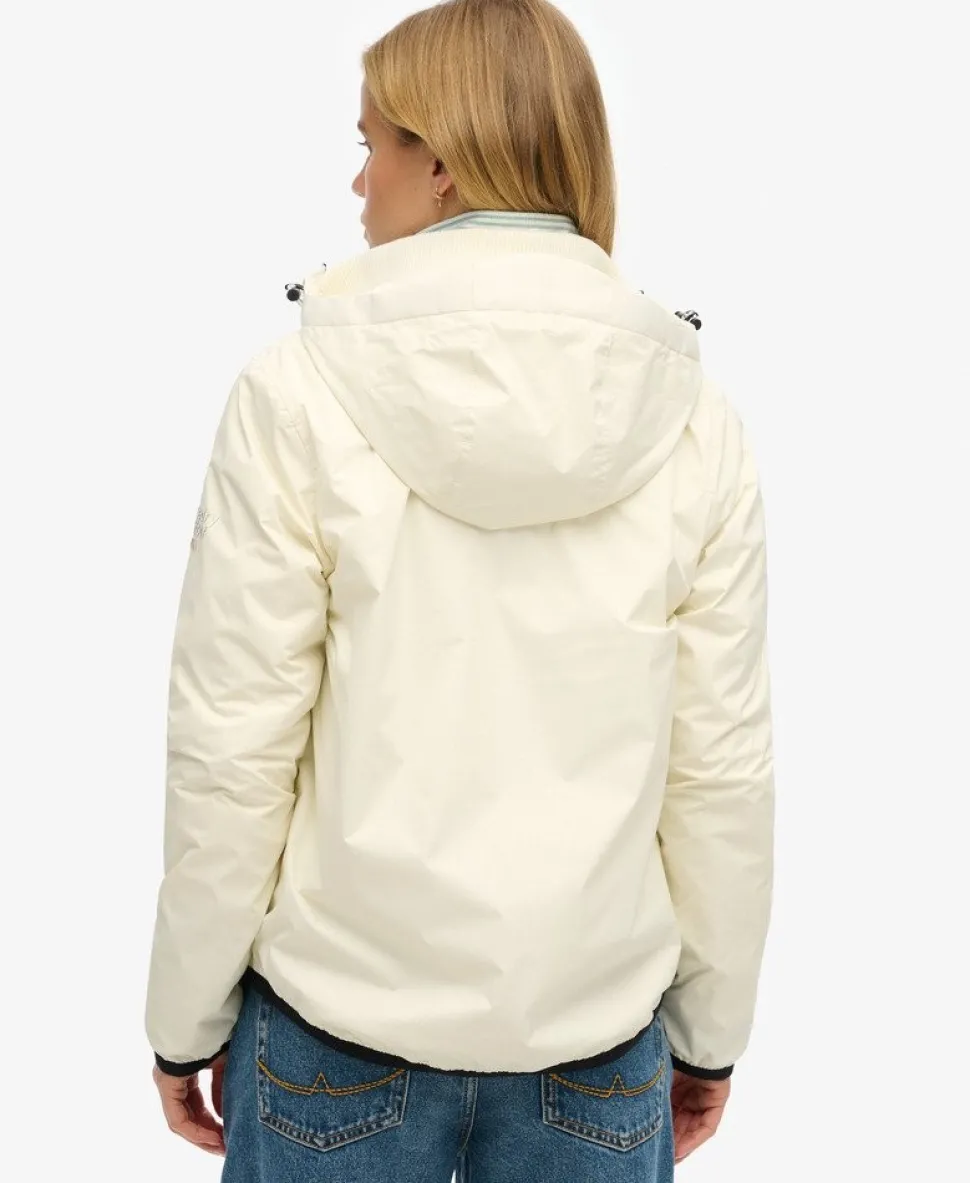 Hooded Logo Windbreaker Jacket