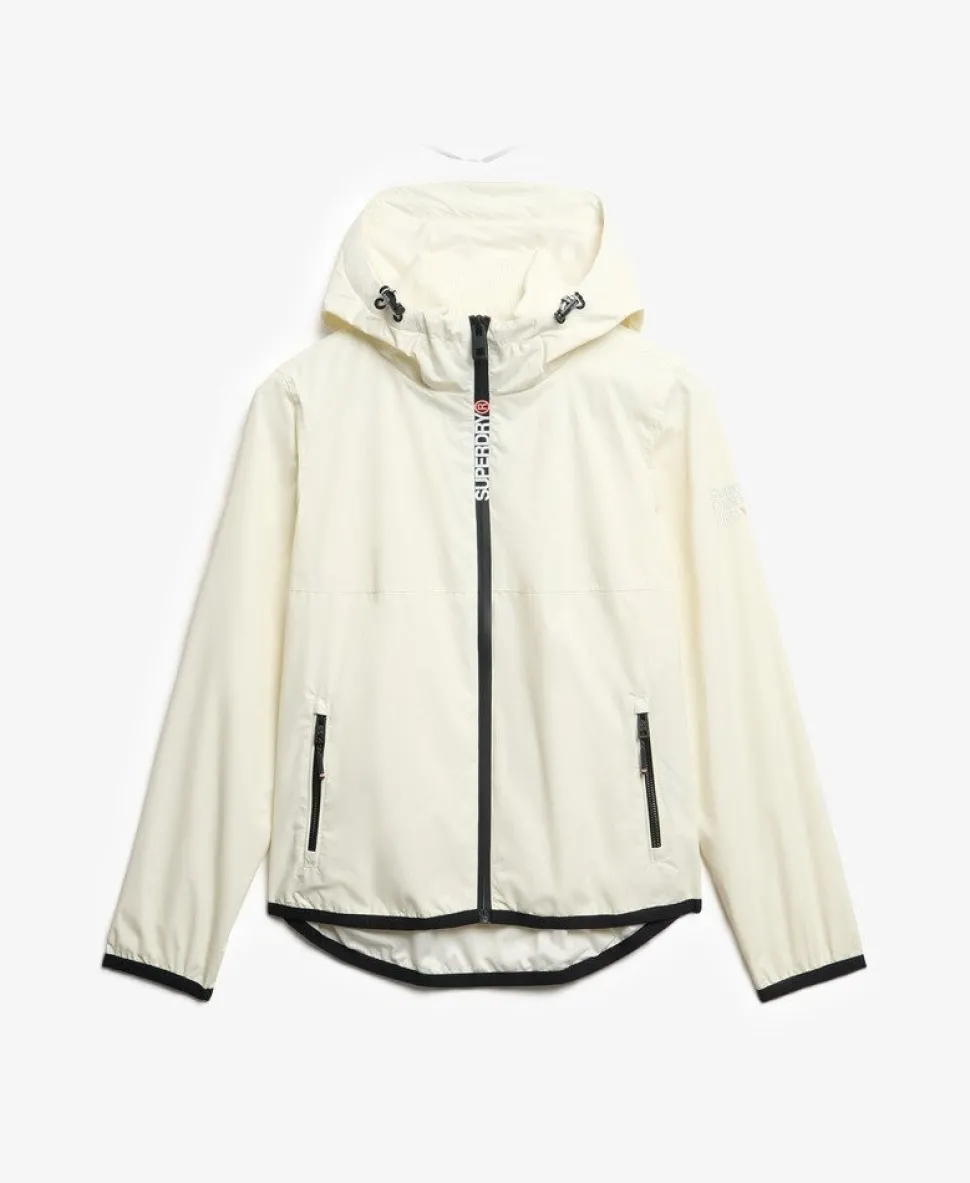 Hooded Logo Windbreaker Jacket