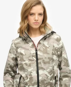 Hooded Logo Windbreaker Jacket
