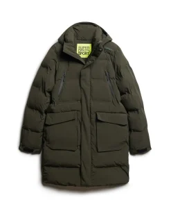 Hooded Longline Padded Jacket