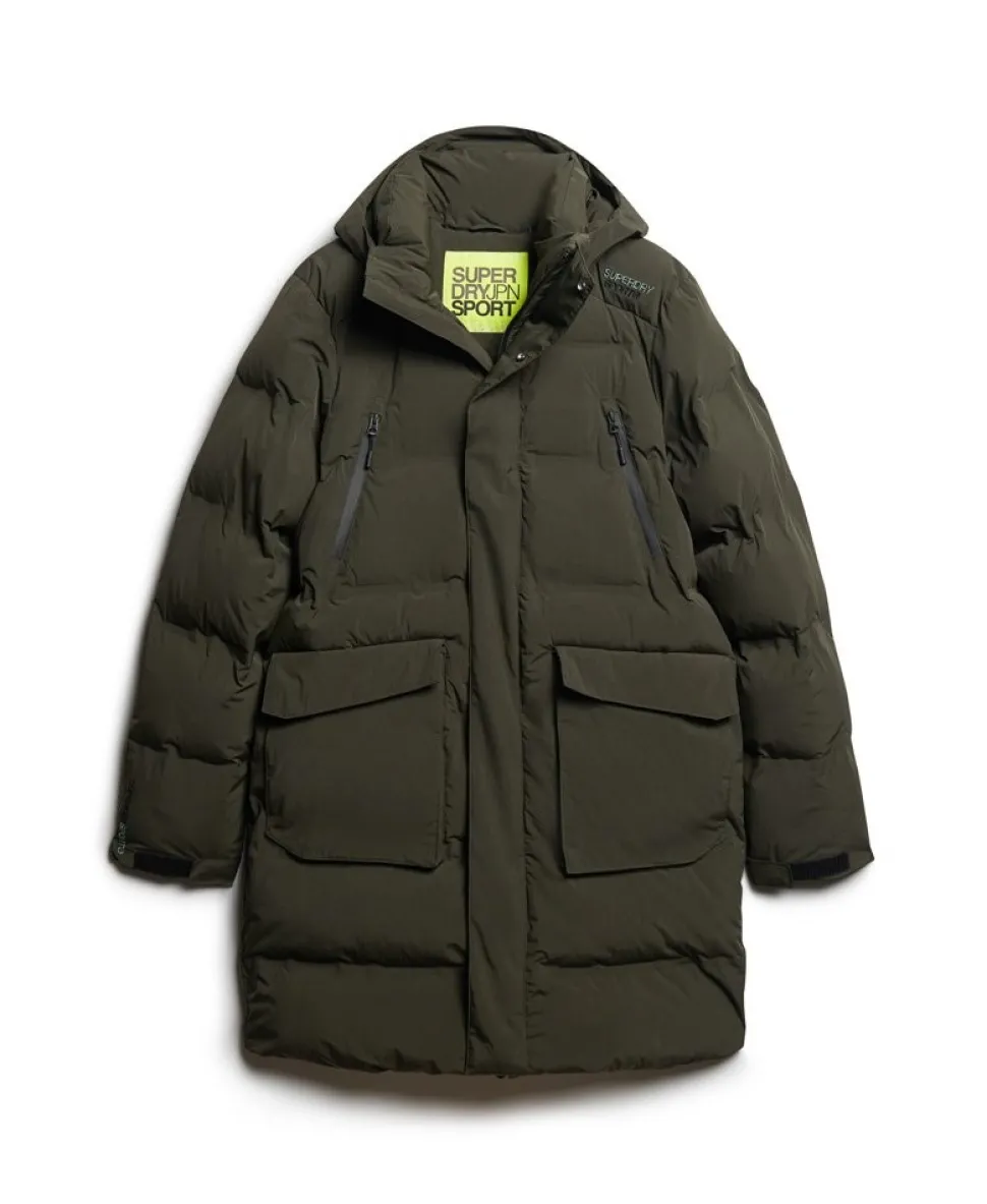 Hooded Longline Padded Jacket