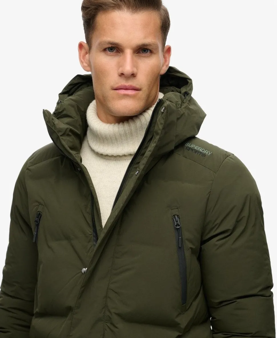 Hooded Longline Padded Jacket